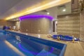 Pool and Tub in Modern Luxury Spa Center Royalty Free Stock Photo