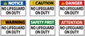 Pool Warning Sign No Lifeguard On Duty Royalty Free Stock Photo