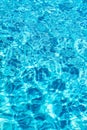 Pool water surface blue clear water texture ripples reflections Royalty Free Stock Photo