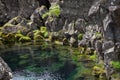 Pool at ÃÅ¾ingvellir National Park, Iceland