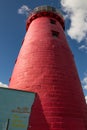 Poolberg lighthouse in Ireland, Dublin bay Royalty Free Stock Photo