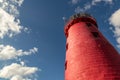 Poolberg lighthouse in Ireland, Dublin bay Royalty Free Stock Photo