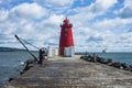 Poolberg lighthouse Royalty Free Stock Photo