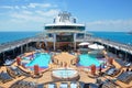 Pooldeck onboard Liberty of the Seas, Royal Caribbean Royalty Free Stock Photo