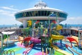 Pooldeck onboard Liberty of the Seas, Royal Caribbean Royalty Free Stock Photo