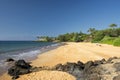 Poolenalena Beach, south shore of Maui, Hawaii Royalty Free Stock Photo