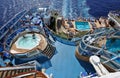 Pools on cruise ship