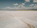 Pools for the extraction of lithium in Salinas Grandes, Jujuy, Argentina Royalty Free Stock Photo