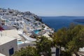 City Fira on the Island of Santorini Royalty Free Stock Photo