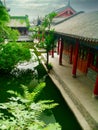 Pools and pavilions on grounds of Huaqing Palace