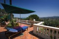 Poolside at bormes les mimosas.