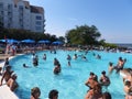 Poolside fun at the Hyatt Regency Chesapeake Bay resort in Cambridge, Maryland