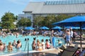 Poolside fun at the Hyatt Regency Chesapeake Bay resort in Cambridge, Maryland