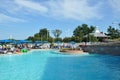 Poolside fun at the Hyatt Regency Chesapeake Bay resort in Cambridge, Maryland