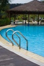 Poolside at Harris Resort, Batam Island, Indonesia Royalty Free Stock Photo