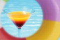 Poolside Summer Cocktail Royalty Free Stock Photo