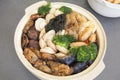 Poon Choi Cantonese Big Feast Bowl Royalty Free Stock Photo