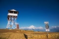 Poon Hill view point with Dhaulagiri peak 8,167m in background, Nepal. Royalty Free Stock Photo