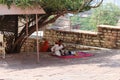 Poor artist boy performing traditional music in Jodhpur for a living