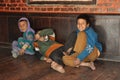 Poor children from Nepal Royalty Free Stock Photo