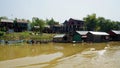 tonle sap fishervillage Royalty Free Stock Photo