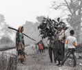 Poor helpless bangladeshi poor-people nature tree