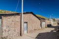 Poor houses in Cabanaconde village