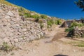 Poor houses in Cabanaconde village Royalty Free Stock Photo