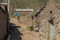 Poor houses in Cabanaconde village