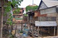 Poor houses in Siem Reap