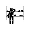 poor and hungry icon. Element of poor man illustration. Premium quality graphic design icon. Signs and symbols collection icon for Royalty Free Stock Photo