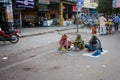 Poor Indian old women Royalty Free Stock Photo