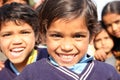 A poor indian school child
