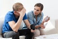 Poor marriage with financial problems Royalty Free Stock Photo