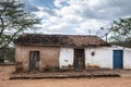 Mud house in Brazil Royalty Free Stock Photo