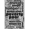 Poor Poverty Hunger Text Abstract Illustration Header Background