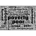 Poor Poverty Hunger Text Abstract Illustration Header Background