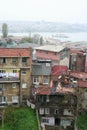 Poor rural settlements in istanbul, turkey.