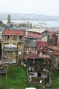 Poor rural settlements in istanbul, turkey. Royalty Free Stock Photo