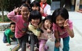 Poor school in the old village in Guizhou, China Royalty Free Stock Photo