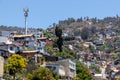 Poor Slum Favela Houses Valparaiso