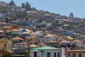 Poor Slum Favela Houses Valparaiso