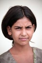Poor village girl Royalty Free Stock Photo
