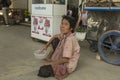 Poor woman in Cambodia