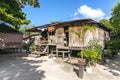 Poor wooden house at Mabul Island, Sabah, Malayia