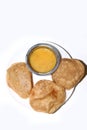 Poori Saagu - Delicious deep fried poori puri served with spicy potato curry