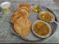 Poory Bhaji From Pancham Puriwala set up 1848. AD Perin Nariman St