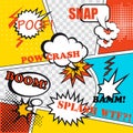 Pop art background Royalty Free Stock Photo