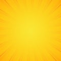 Pop art background. Pattern yellow colored. Comic sunbeam background. Vector EPS 10 Royalty Free Stock Photo