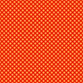 Pop-art, comic yellow and red dotted, circles seamlessly repeatable pattern. Pointillist, pointillism and stipple, stippling 1950s